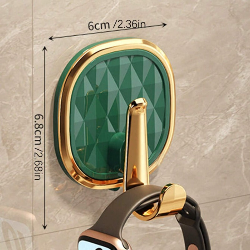 No-Drilling Self-Adhesive Hooks for Backpacks, Kitchen, Bathroom, Key Rings & Clothes | Strong Hold, Seamless Design, Utility Hooks