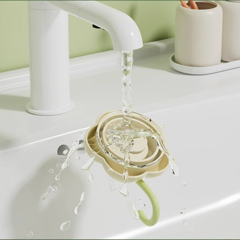3 Pieces Sunflower Suction Cup Hooks - No Drilling Required, Traceless Wall Hooks, Strong Adhesion, Durable Plastic, Multi-Purpose, Suitable for Kitchen, Bathroom, Living Room, Bright Yellow Pink Green Flower Decoration, Practical Hooks