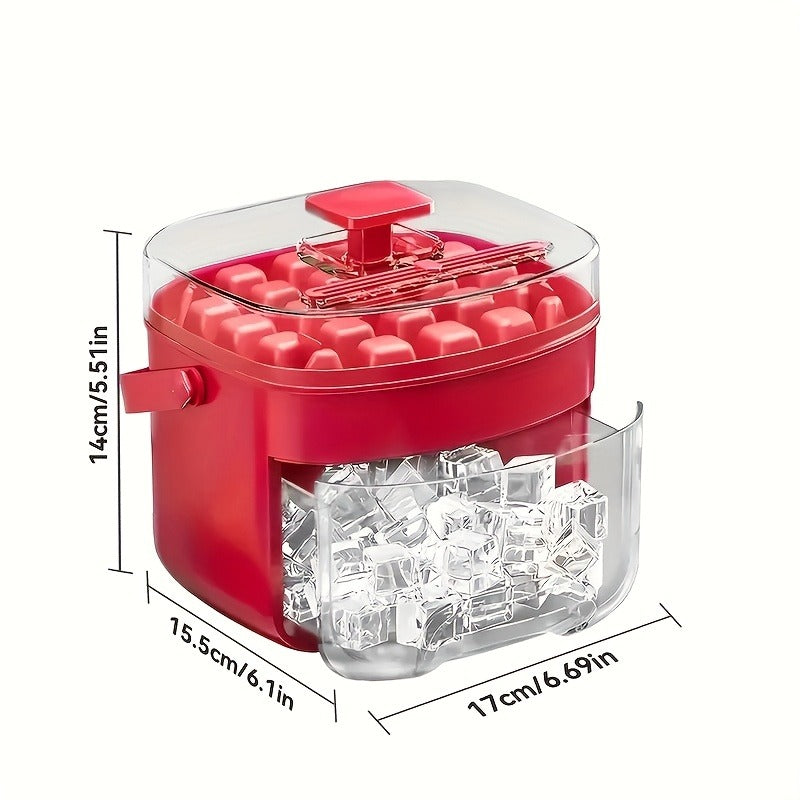 48 Oversized Refrigerators - Double Layer, Food-grade Plastic Storage Trays - Portable Design For Drinks, Tea And Coffee, A Must-have Gadget In The Kitchen.