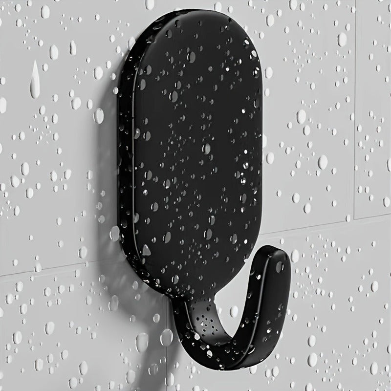 super heavy metal bonding hooks, no drilling required, suitable for bathrooms, toilets, kitchens, bedrooms, drill-free wall hooks, multi-functional hooks, can hang clothes, towels, bathrobes, bathroom supplies