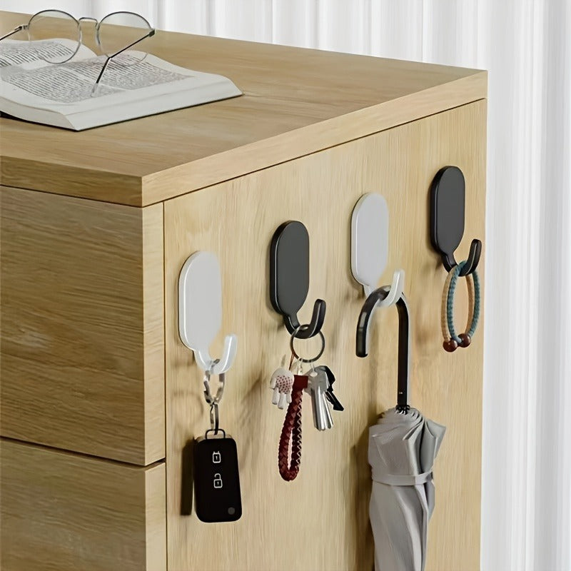 super heavy metal bonding hooks, no drilling required, suitable for bathrooms, toilets, kitchens, bedrooms, drill-free wall hooks, multi-functional hooks, can hang clothes, towels, bathrobes, bathroom supplies