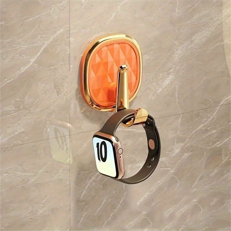 No-Drilling Self-Adhesive Hooks for Backpacks, Kitchen, Bathroom, Key Rings & Clothes | Strong Hold, Seamless Design, Utility Hooks