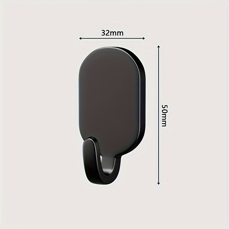 super heavy metal bonding hooks, no drilling required, suitable for bathrooms, toilets, kitchens, bedrooms, drill-free wall hooks, multi-functional hooks, can hang clothes, towels, bathrobes, bathroom supplies