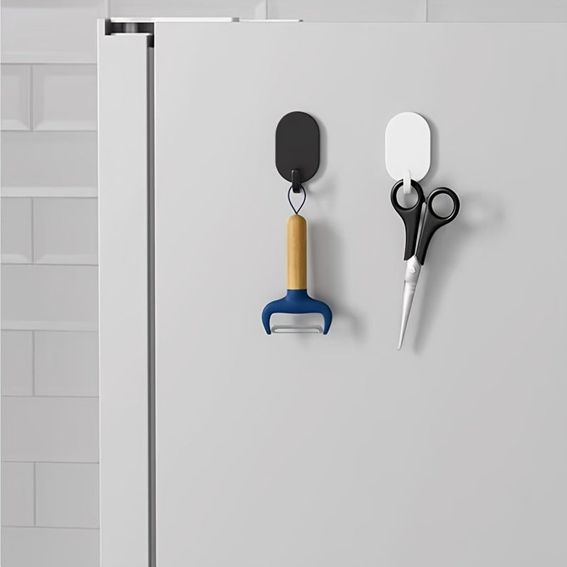 super heavy metal bonding hooks, no drilling required, suitable for bathrooms, toilets, kitchens, bedrooms, drill-free wall hooks, multi-functional hooks, can hang clothes, towels, bathrobes, bathroom supplies