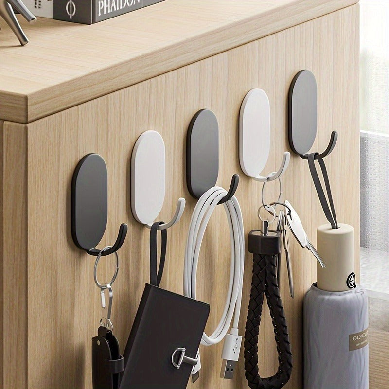 Install Stainless Steel Wall Hooks for Hanging 33 lbs (Max) Heavy Duty Self Adhesive Key Hooks Adhesive Hooks for Bathroom, Shower, Outdoor Kitchen, Door, Home Hooks