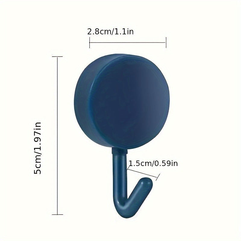 Self-Adhesive Wall Hooks - Convenient Wall Hooks For Home Storage - No Drilling Required For Hanging Coats, Bags, Towels And More Organizing Accessories With Strong Adhesive And Reusable Design