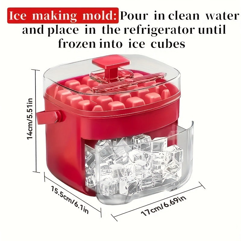 48 Oversized Refrigerators - Double Layer, Food-grade Plastic Storage Trays - Portable Design For Drinks, Tea And Coffee, A Must-have Gadget In The Kitchen.