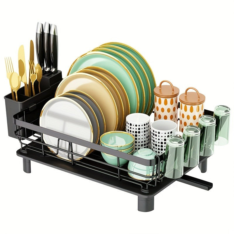 Kitchen Dish Rack - Space-saving, easy to use, compact, suitable for daily dishwashing
