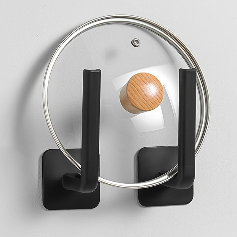 Non-Porous, And Easy-to-Install Solution For Foyer, Multi Functional Hole Free Adhesive Hook, Hole Free Black Seamless Hook Holder, L-shaped Strong Hook