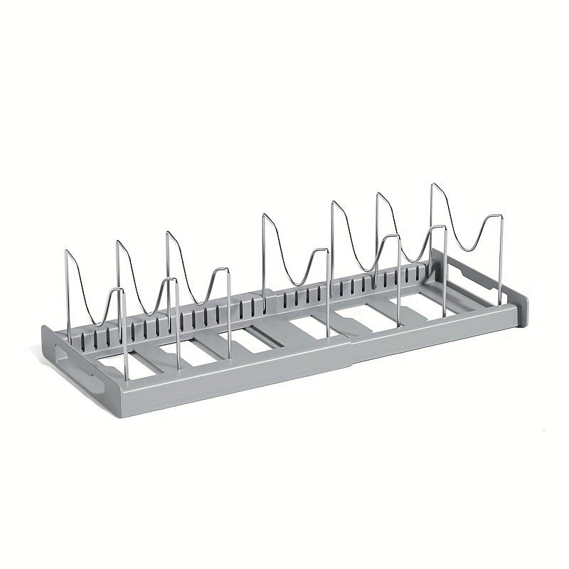 1 Retractable Cabinet Organizer, Heavy-duty Storage and Sliding Out Storage Room Shelves, Metal Tray Multi-purpose Dry Storage Rack, Used for Kitchen Counters and Kitchen Supplies
