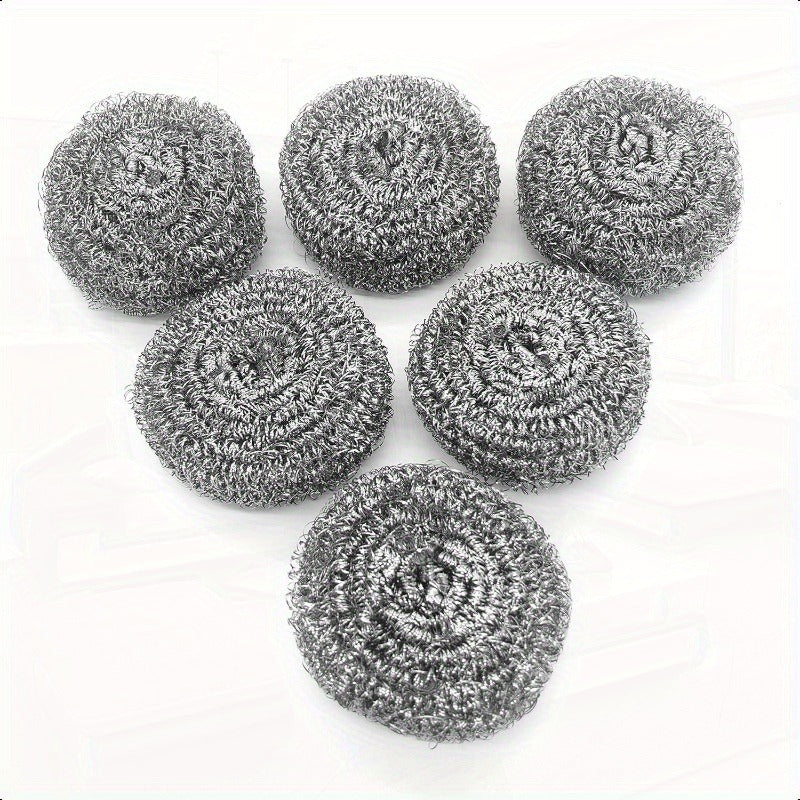 Stainless Steel Wool Scrubber Scrubbing Scouring Pad Steel Wool Scrubber for Kitchens Bathroom and More