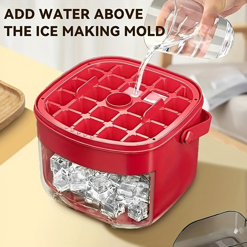 48 Oversized Refrigerators - Double Layer, Food-grade Plastic Storage Trays - Portable Design For Drinks, Tea And Coffee, A Must-have Gadget In The Kitchen.
