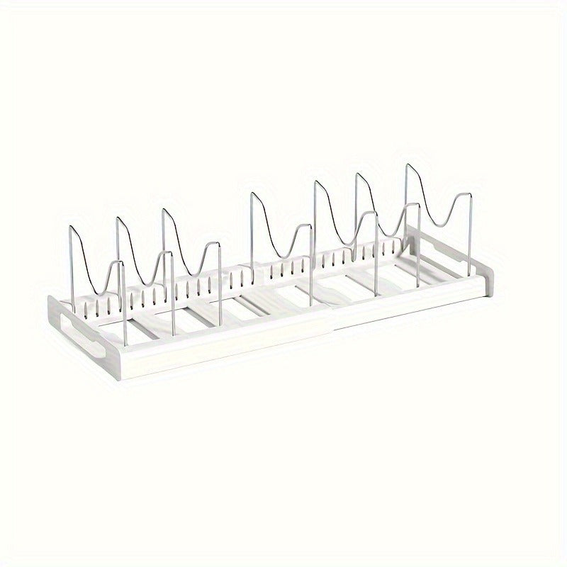 1 Retractable Cabinet Organizer, Heavy-duty Storage and Sliding Out Storage Room Shelves, Metal Tray Multi-purpose Dry Storage Rack, Used for Kitchen Counters and Kitchen Supplies