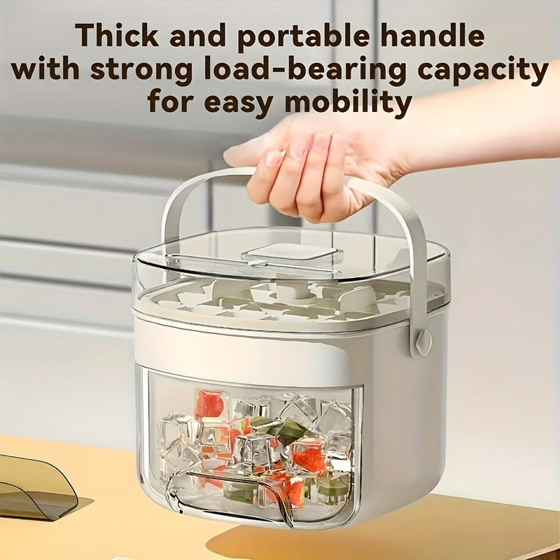 48 Oversized Refrigerators - Double Layer, Food-grade Plastic Storage Trays - Portable Design For Drinks, Tea And Coffee, A Must-have Gadget In The Kitchen.