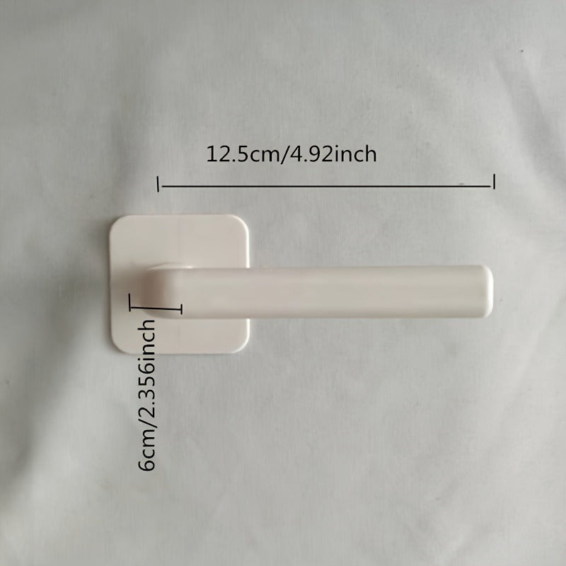 3/ 6pcs Household Multifunctional Long Handle Strong Self-Adhesive Hook, No Punching Design, Suitable for Kitchen, Bathroom And Other Scenarios, L-Shaped Practical Hook, Utility Hooks