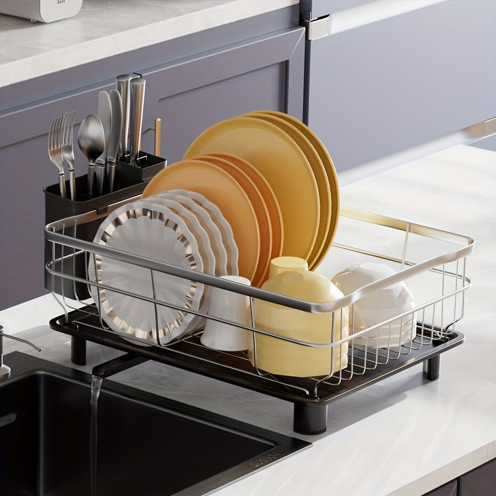 Kitchen Dish Rack - Space-saving, easy to use, compact, suitable for daily dishwashing
