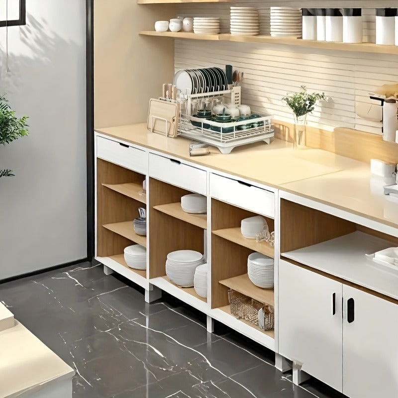 Deluxe 2-Tier Kitchen Carbon Steel Rack with Auto Drain, Knife Rack And Chopping Board Rack - Rust-Resistant Carbon Steel, Large Capacity, Easy to Clean, Ideal for Bowl And Chopstick Storage, Kitchen Storage Solution