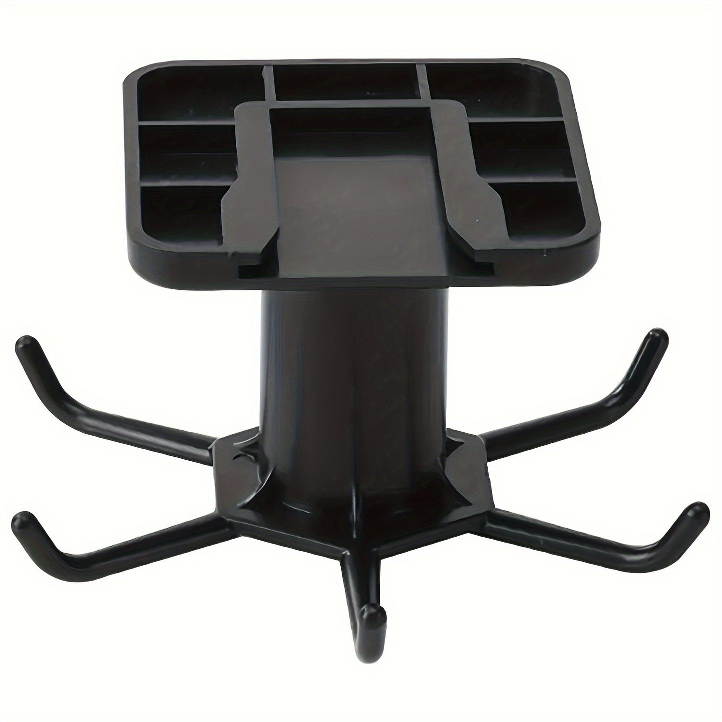 360° Swivel Utility Hook - Self-adhesive Under Cabinet Organizer for Kitchen, Bathroom and Office - Easy to Install, No Drilling Design for Hanging Utensils, Tools, Rags, Keys - Space-saving Storage Solution for Smooth Surfaces