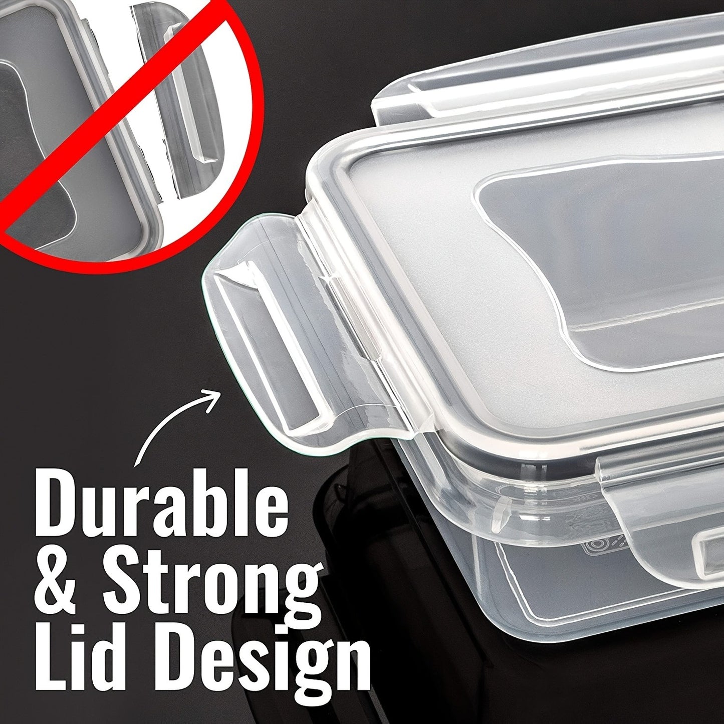 24pcs Food Storage Container Set With Easy-Snap Lids (12 Lids + 12 Containers) - Airtight Plastic Containers Gift For Pantry And Kitchen Organization - BPA Free, Comes With Free Labels And Markers, Local Warehouse Delivery