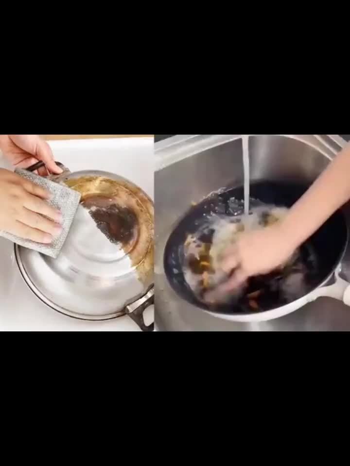 Metal Wire Rags, Cleaning Cloth Towels Scrub Rags Household Kitchen Pot Washing And Dishwashing Double Sided Rags Cleaning Cloth, Commercial Cleaning Cloth, Kitchen Degreasing Cloth, Durable Steel Ball Replacement - Affordable And Easy To Clean