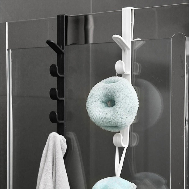 Over Door Hook Organizer - No Drilling Wall-mounted Hanger, Strong Hat Clothes Holder for Bedroom - For Home & Apartment -  Suitable for Entryway, Closet & Bathroom - Perfect Gift for Housewarming