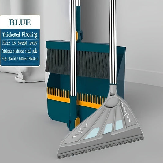 1 Set Of 3-in-1 Upgraded Broom And Dustpan, Magic Broom Set With 180° Rotation, Easy-to-clean Supplies And Cleaning Tools