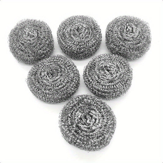 Stainless Steel Wool Scrubber Scrubbing Scouring Pad Steel Wool Scrubber for Kitchens Bathroom and More
