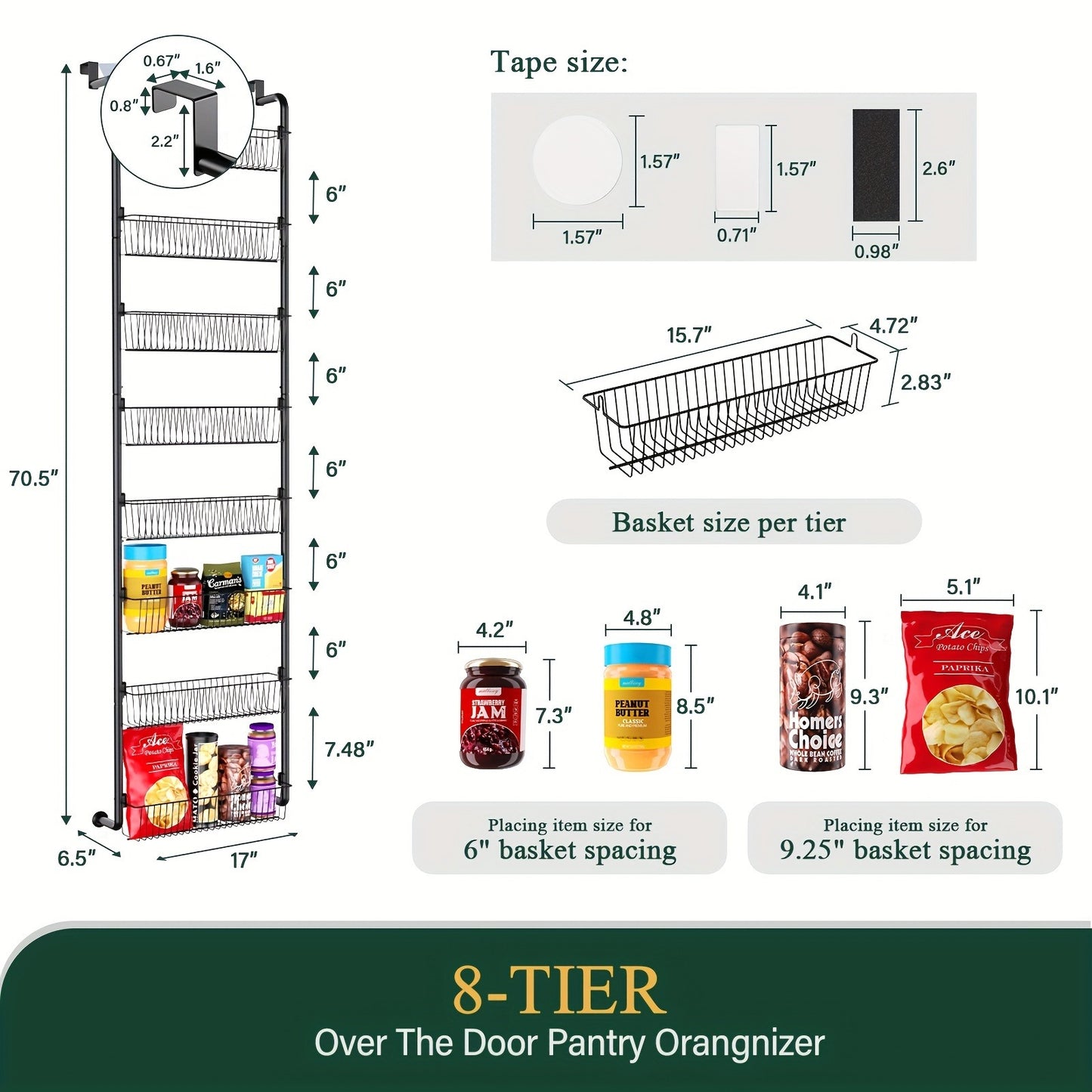 Over-the-Door Pantry Organizer: Maximize Space and Keep Your Pantry Tidy