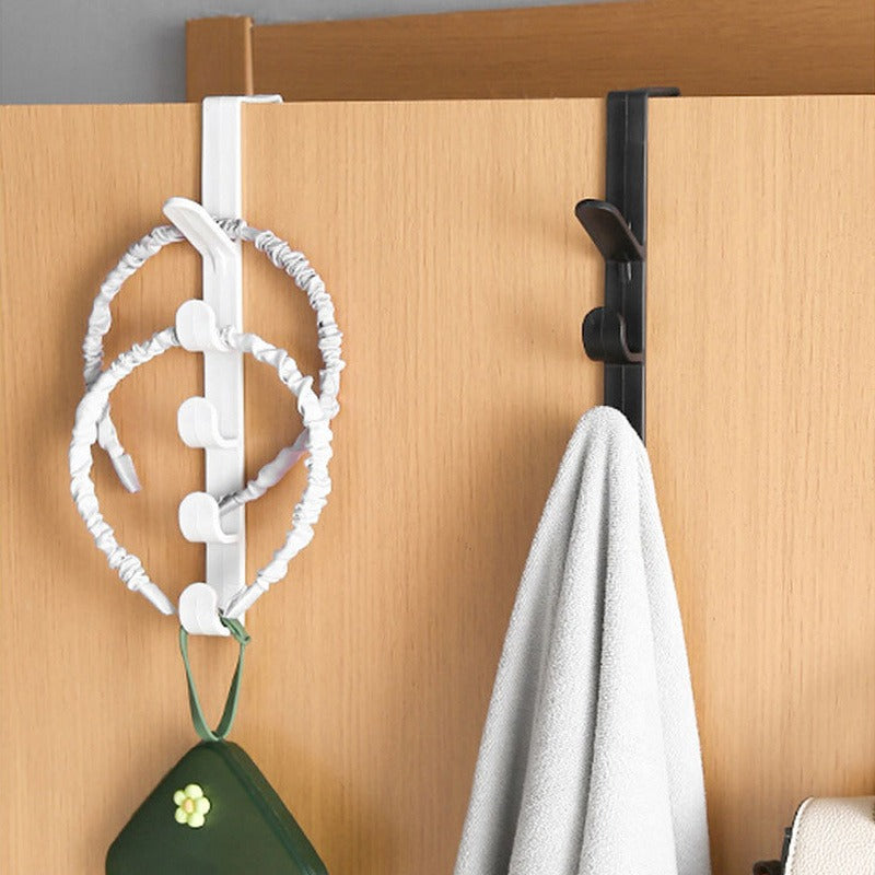 Over Door Hook Organizer - No Drilling Wall-mounted Hanger, Strong Hat Clothes Holder for Bedroom - For Home & Apartment -  Suitable for Entryway, Closet & Bathroom - Perfect Gift for Housewarming