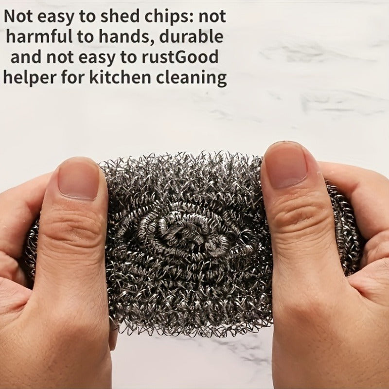Small Stainless Steel Dishwashing Balls - Individually Packaged Dishwashing Balls for Kitchen and Bathroom Cleaning, Perfect for Pots, Pans, Stoves and Restaurants to Clean Dishes with Dishwashing Balls
