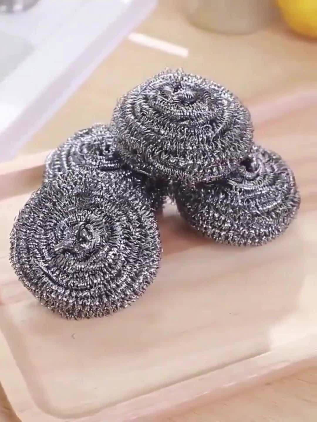 Small Stainless Steel Dishwashing Balls - Individually Packaged Dishwashing Balls for Kitchen and Bathroom Cleaning, Perfect for Pots, Pans, Stoves and Restaurants to Clean Dishes with Dishwashing Balls