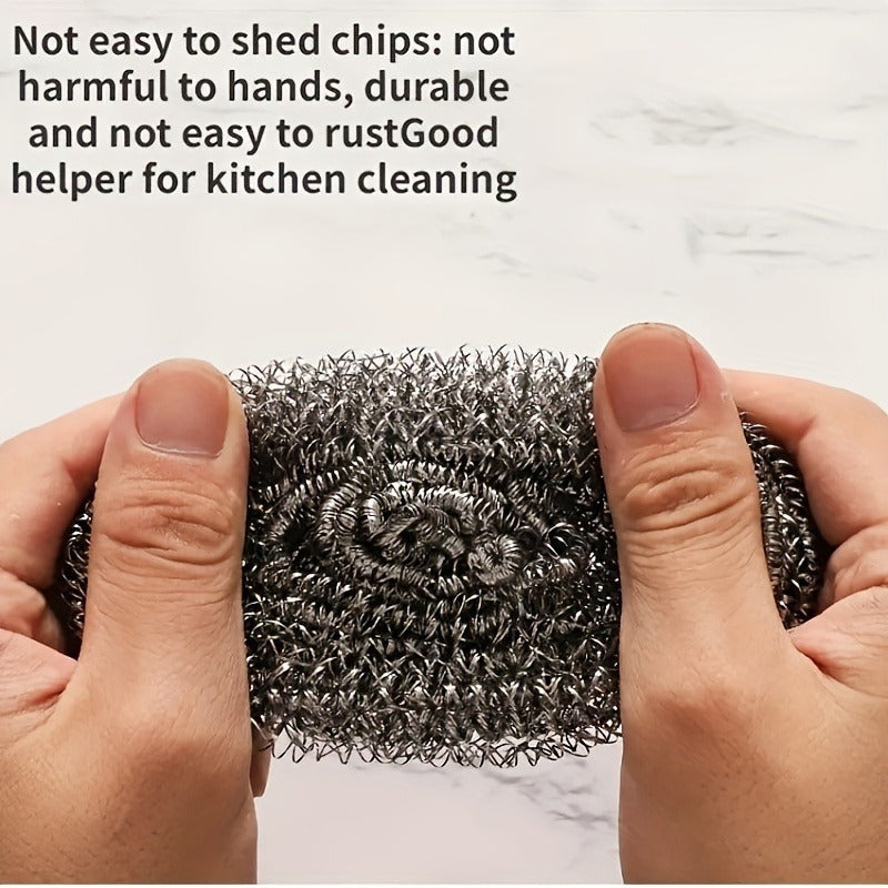 Small Stainless Steel Dishwashing Balls - Individually Packaged Dishwashing Balls for Kitchen and Bathroom Cleaning, Perfect for Pots, Pans, Stoves and Restaurants to Clean Dishes with Dishwashing Balls